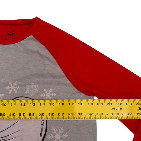 Dr Seuss The Grinch Men's Size S Merry Grinchmas Long Sleeve T-Shirt - Picture 3 of 13